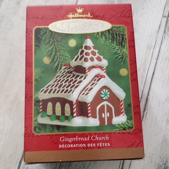 NWT - 2000 Gingerbread Church - Hallmark Keepsake Ornament - Picture 1 of 1